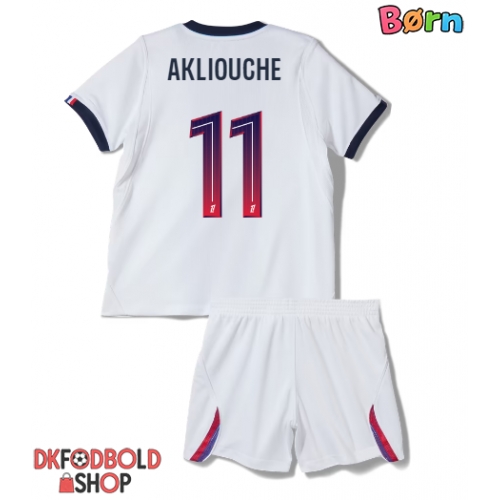 Paris Saint-Germain Maghnes Akliouche #11 Udebanesæt Børn 2026-27 Kort ærmer (+ korte bukser)